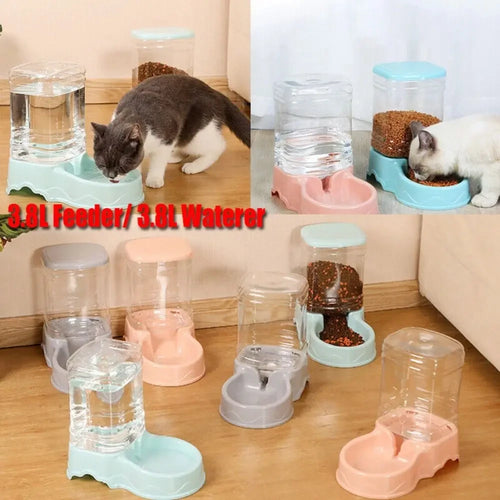 Automatic Pet Food and Water Dispenser