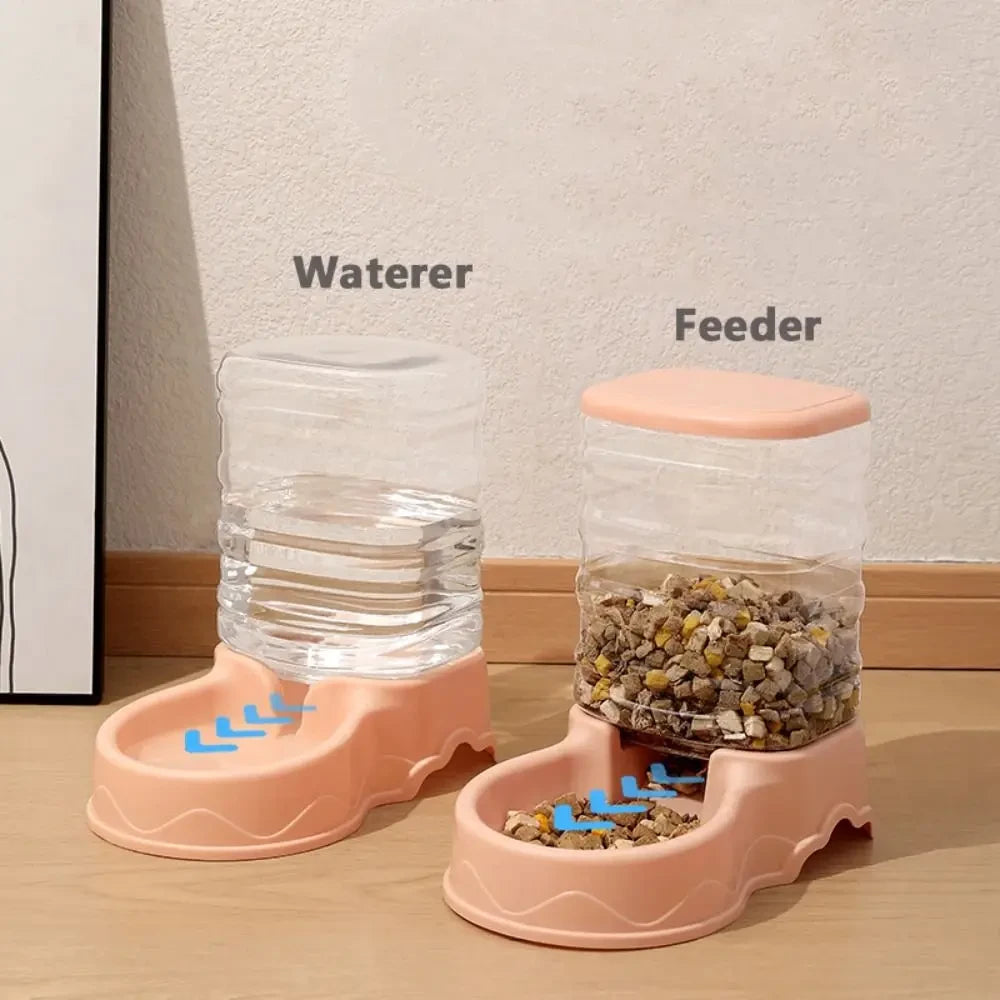 Automatic Pet Food and Water Dispenser