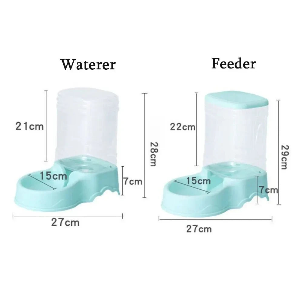 Automatic Pet Food and Water Dispenser