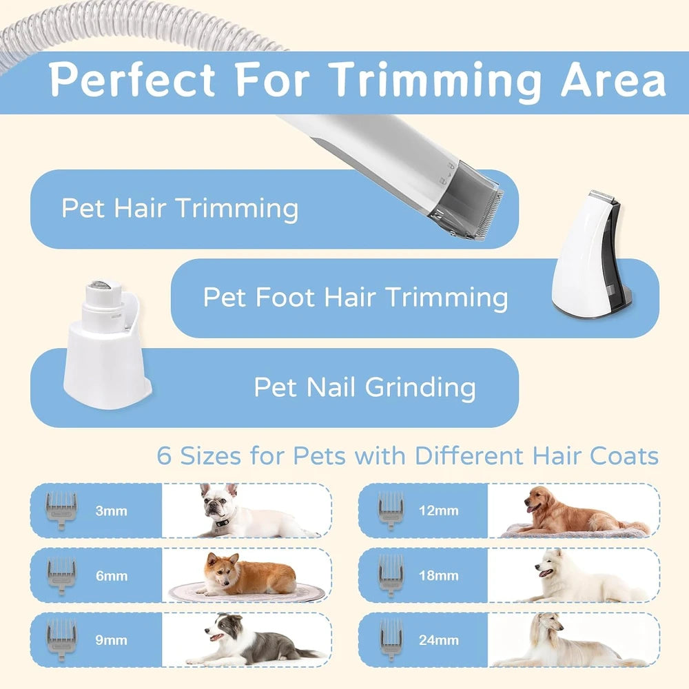 Pet Grooming Vacuum Kit